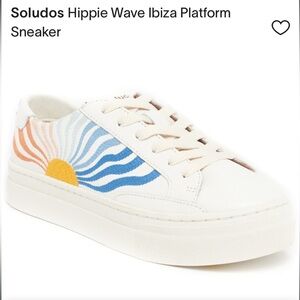 Soludos Hippie Wave Platform Sneaker Size 7.5